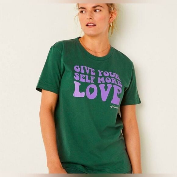 PINK VS Ringer Campus Tee shirt - Picture 1 of 9
